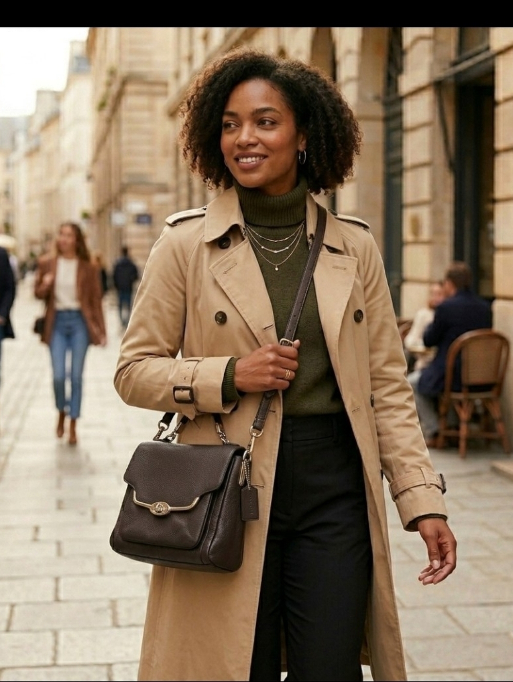 Coach Madison Sadie Flap Espresso Leather Satchel